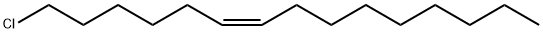 (Z)-1-Chloro-6-pentadecene Structure