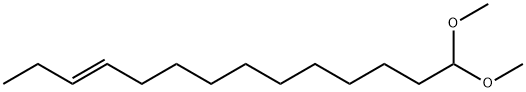 (E)-14,14-Dimethoxy-3-tetradecene Structure