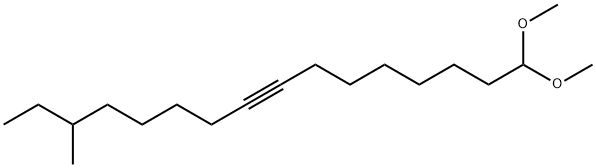 1,1-Dimethoxy-14-methyl-8-hexadecyne Structure