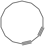 1,3-Cyclotetradecadiyne Structure