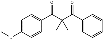 1,3-Propanedione,1-(4-methoxyphenyl)-2,2-dimethyl-3-phenyl- Structure