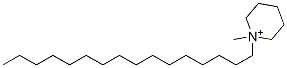 hexadecyl-N-methylpiperidinium Structure