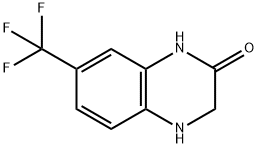 7-(트리플루오로메틸)-3,4-디히드로-1H-퀴녹살린-2-온 구조식 이미지