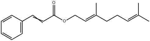 (,6E)-3,7-dimethyl-2,6-octadienyl cinnamate Structure