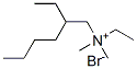 ethyl(2-ethylhexyl)dimethylammonium bromide Structure