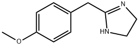 1H-이미다졸,4,5-디하이드로-2-[(4-메톡시페닐)메틸]- 구조식 이미지