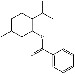 2-(이소프로필)-5-메틸시클로헥실벤조에이트 구조식 이미지