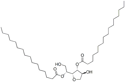 Sorbitan, dihexadecanoate Structure