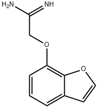 에타니미드아미드,2-(7-벤조푸라닐옥시)-(9CI) 구조식 이미지