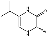 2(1H)-Pyrazinone, 3,4-dihydro-3-methyl-6-(1-methylethyl)-, (3S)- (9CI) 구조식 이미지