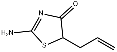 4(5H)-Thiazolone, 2-amino-5-(2-propenyl)- (9CI) Structure
