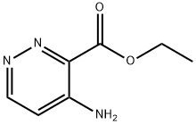 3-Pyridazinecarboxylicacid,4-amino-,ethylester(9CI) Structure