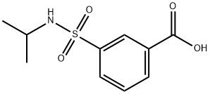 3-(N-이소프로필설파모일)벤조산 구조식 이미지