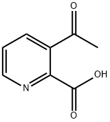 2-피리딘카르복실산,3-아세틸-(9CI) 구조식 이미지