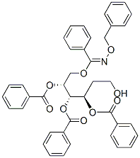 3-O,4-O,5-O,6-O-Tetrabenzoyl-2-deoxy-D-arabino-hexose O-benzyl oxime 구조식 이미지