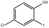 4-Chloro-2-iodophenol 구조식 이미지