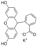 2-(3,6-디히드록시크산텐-9-일)벤조산,칼륨염 구조식 이미지
