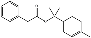 1-methyl-1-(4-methyl-3-cyclohexen-1-yl)ethyl phenylacetate 구조식 이미지