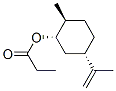 (1alpha,2beta,5alpha)-2-methyl-5-(1-methylvinyl)cyclohexyl propionate 구조식 이미지