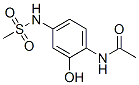 N-[2-히드록시-4-[(메틸술포닐)아미노]페닐]아세트아미드 구조식 이미지