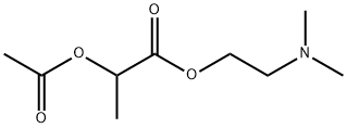 2-아세톡시프로피온산2-(디메틸아미노)에틸에스테르 구조식 이미지