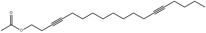 3,13-옥타데카디인-1-올아세테이트 구조식 이미지