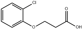 3-(2-chlorophenoxy)propionic acid  Structure
