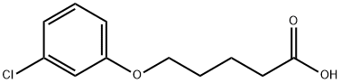 5-(3-chlorophenoxy)pentanoic acid Structure