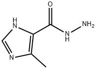 1H-이미다졸-4-카르복실산,5-메틸-,히드라지드(9CI) 구조식 이미지
