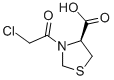 4-Thiazolidinecarboxylic acid, 3-(chloroacetyl)-, (S)- (9CI) Structure