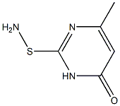 2-Pyrimidinesulfenamide, 1,4-dihydro-6-methyl-4-oxo- (9CI) 구조식 이미지