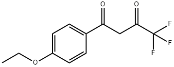 1-(4-에톡시페닐)-4,4,4-트리플루오로부탄-1,3-디온 구조식 이미지