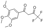 4,4,4-TRIFLUORO-1-(3,4,5-TRIMETHOXYPHENYL)-1,3-BUTANEDIONE Structure