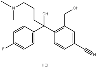 717133-25-0 4-[4-(Dimethylamino)-1-(4-fluorophenyl)-1-hydroxybutyl]-3-(hydroxymethyl)benzonitrile hydrochloride