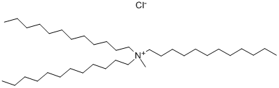 Tridodecyl methyl ammonium chloride 구조식 이미지