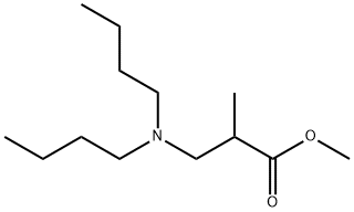 methyl 3-(dibutylamino)-2-methylpropionate Structure