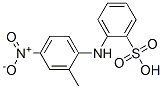 [(2-methyl-4-nitrophenyl)amino]benzenesulphonic acid Structure