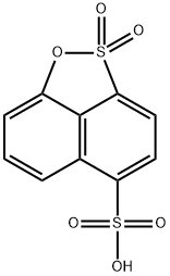 naphth[1,8-cd]-1,2-oxathiole-5-sulphonic acid 2,2-dioxide Structure