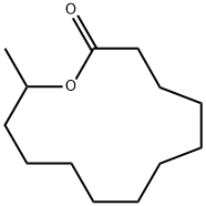 13-메틸-1-옥사시클로트리데칸-2-온 구조식 이미지
