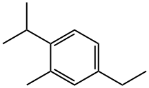 Benzene, 4-ethyl-2-methyl-1-(1-methylethyl)- (9CI) 구조식 이미지
