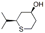 2H-Thiopyran-4-ol,tetrahydro-2-(1-methylethyl)-,cis-(9CI) Structure