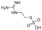 Thiosulfuric acid S-[2-[(aminoiminomethyl)amino]ethyl] ester Structure