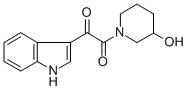 1-(1H-Indol-3-yloxoacetyl)-3-piperidinol Structure