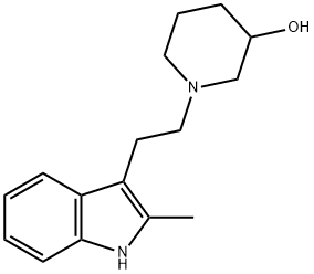 1-(2-(2-Methyl-1H-indol-3-yl)ethyl)-3-piperidinol 구조식 이미지