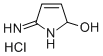 2H-Pyrrol-2-ol, 5-amino-, monohydrochloride Structure