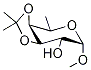 Methyl 6-Deoxy-3,4-O-isopropylidene-α-D-galactopyranoside Structure