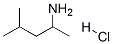 4-Methyl-2-pentanamine hydrochloride 구조식 이미지