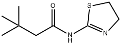 부탄아미드,N-(4,5-디하이드로-2-티아졸릴)-3,3-디메틸- 구조식 이미지