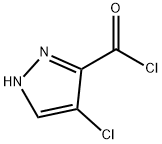 1H-피라졸-3-카르보닐클로라이드,4-클로로-(9CI) 구조식 이미지