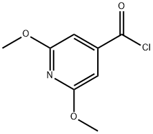 4-피리딘카르보닐클로라이드,2,6-디메톡시-(9CI) 구조식 이미지